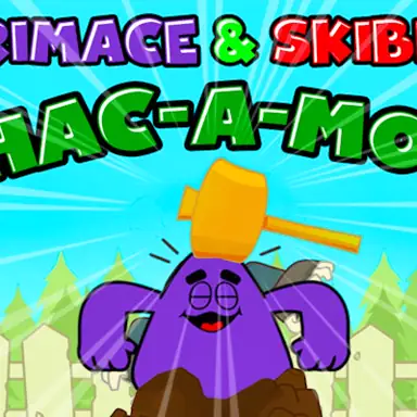 Grimace And Skibidi Whack A Mole oyunu