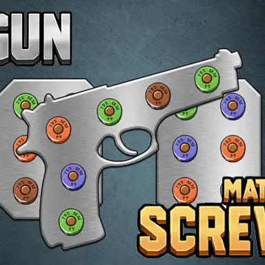 Gun Match Screw game