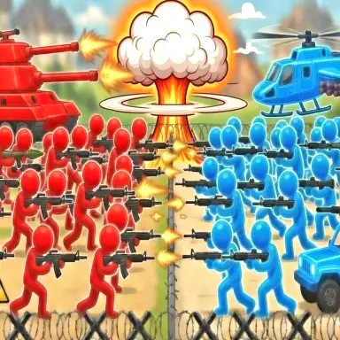 Gun Mob: Stickman Run oyunu