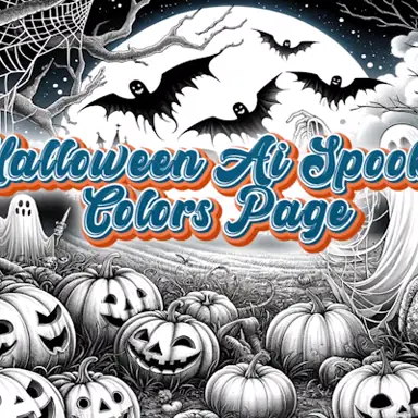 Halloween Ai Spooky Colors Page oyunu