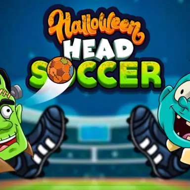 Halloween Head Soccer game