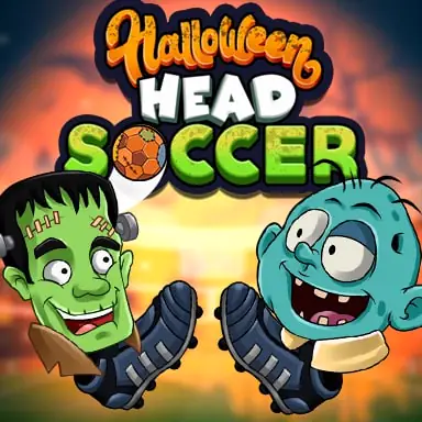 Halloween Head Soccer game