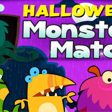 Halloween Monsters Match game