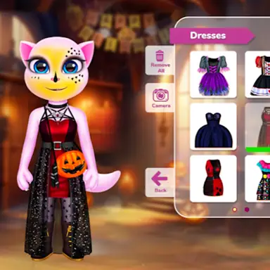Halloween with Angela oyunu