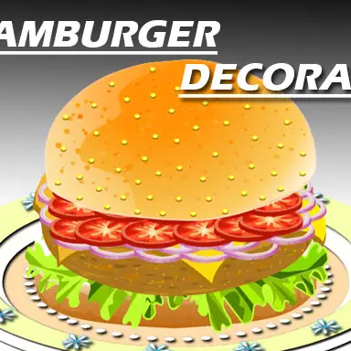 Hamburger Decorating oyunu