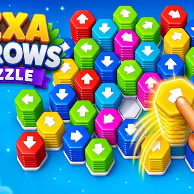 Hexa Arrows Puzzle oyunu