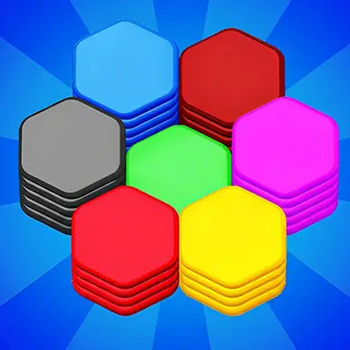 Hexa Color Sort oyunu