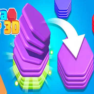 Hexa Sort 3D oyunu