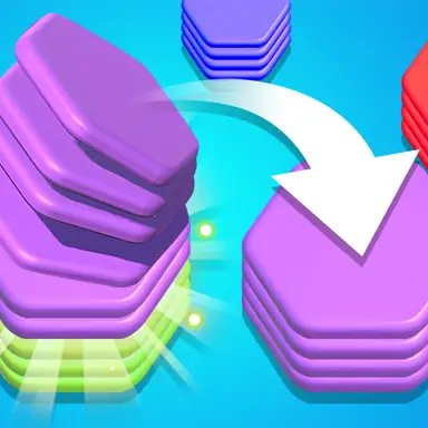 Hexa Sort 3D oyunu