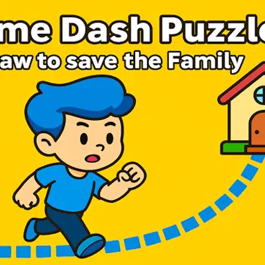 Home Dash Puzzle Draw to Save the Family game