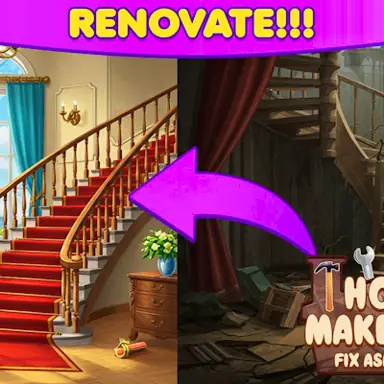 Home Makeover Fix ASMR Clean oyunu