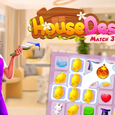 House Design Match 3 game