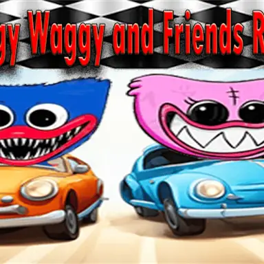 Huggy Waggy and Friends Racing oyunu