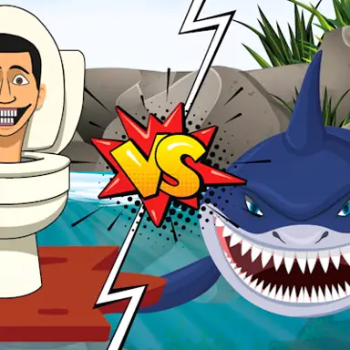 Hungry Shark Vs Skibidi oyunu