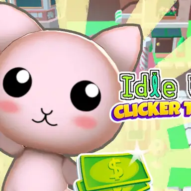 Idle Cat Town Clicker oyunu