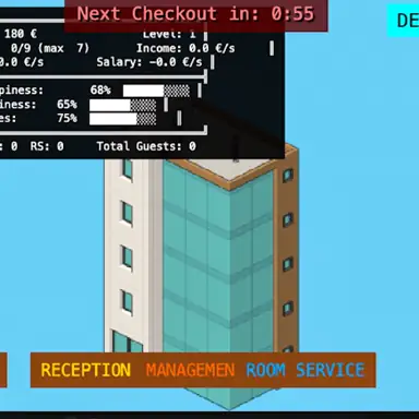 Idle Hotel Clicker oyunu