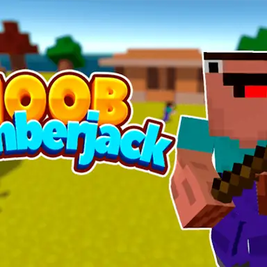 Idle Noob Lumberjack game