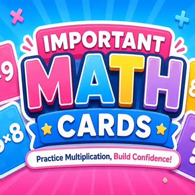 Important Math Cards oyunu
