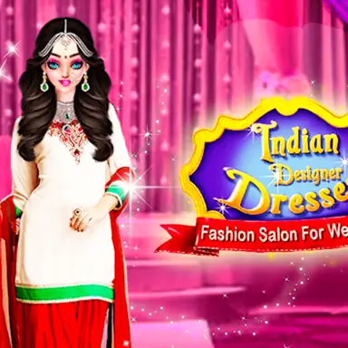 Indian Designer Dresses Fashion Salon for Wedding game