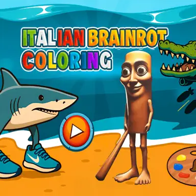 Italian Brainrot Coloring game