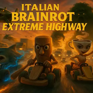 Italian Brainrot Extreme Highway oyunu