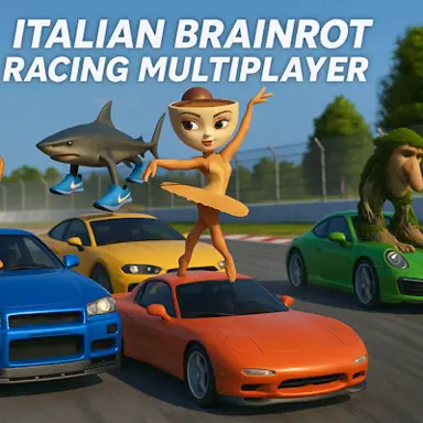 Italian Brainrot Racing Multiplayer game