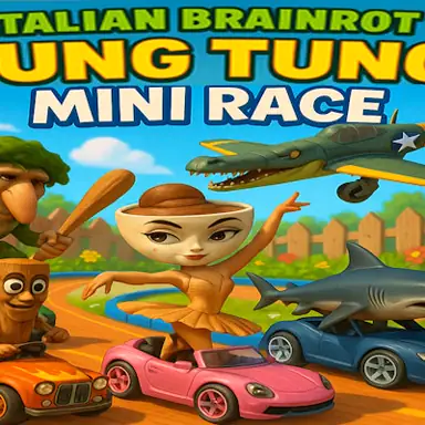 Italian Brainrot Tung Tung Mini Race oyunu