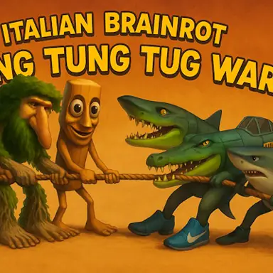 Italian Brainrot Tung Tung Tug War game