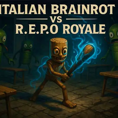 Italian Brainrot VS R.E.P.O Royale game
