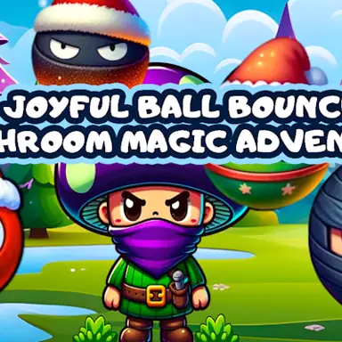 Joyful Ball Bounce Mushroom Magic Adventure game