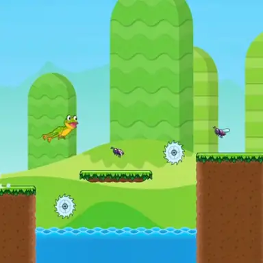 Jumping Frog Adventure game