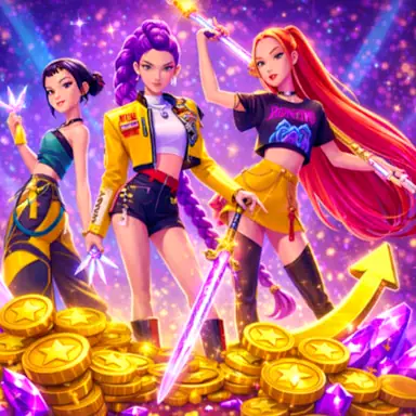 K-pop. Clicker oyunu