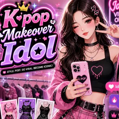K pop Makeover Idol oyunu