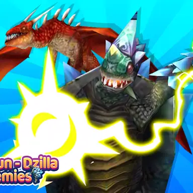 Kaiju Run Dzilla Enemies game
