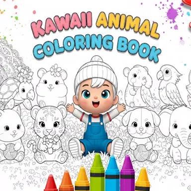 Kawaii Animal Coloring Book oyunu