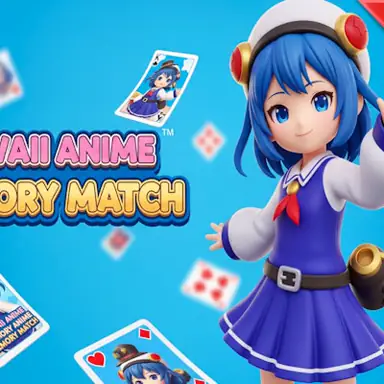 Kawaii Anime Memory Match oyunu
