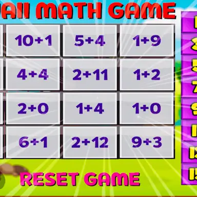 Kawaii Math Game game