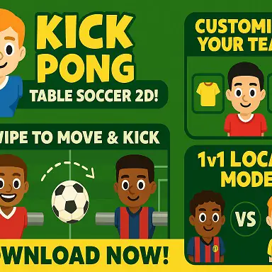 Kick Pong   Table Soccer game