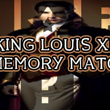 King Louis XIV Memory Match game