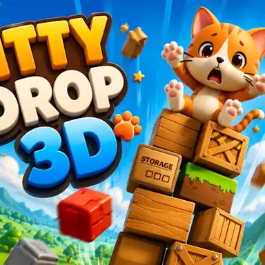 Kitty Drop 3D oyunu