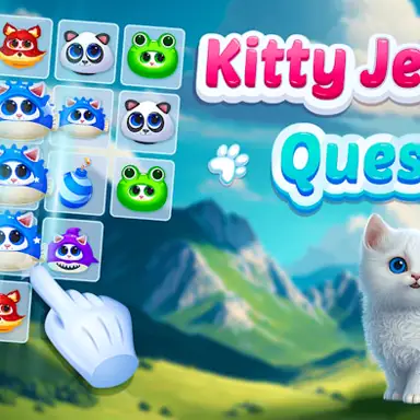 Kitty Jewel Quest game