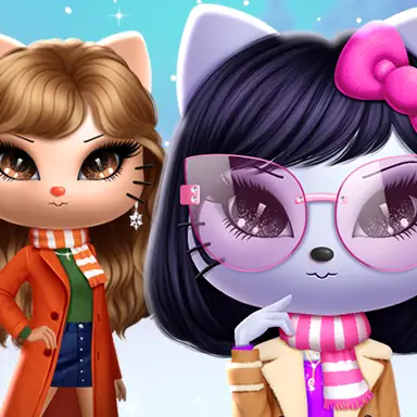Kitty Squad Winter Dress up oyunu