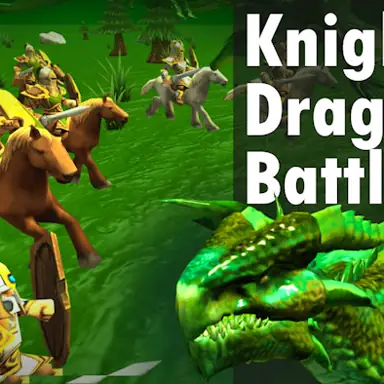 Knights vs Dragons Battle Simulator game