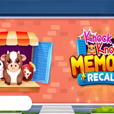 Knock Knock Memory Recall game