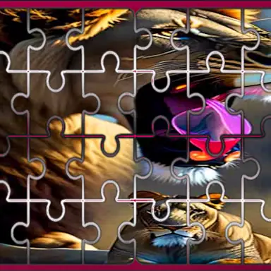 Lions Jigsaw Jigsaw game