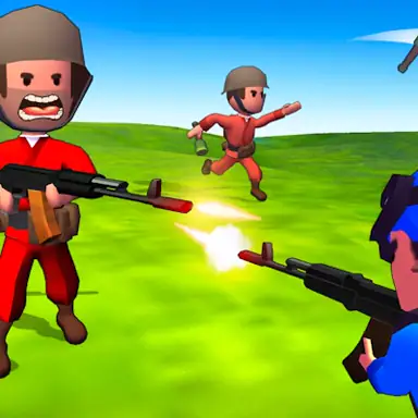 Little Commander - Red vs Blue oyunu