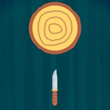 Log and Knife 2D game