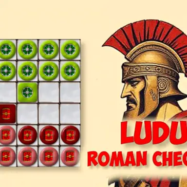 Ludus Roman Checkers game
