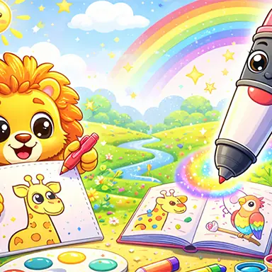 Magic Coloring Book for Little Artists oyunu