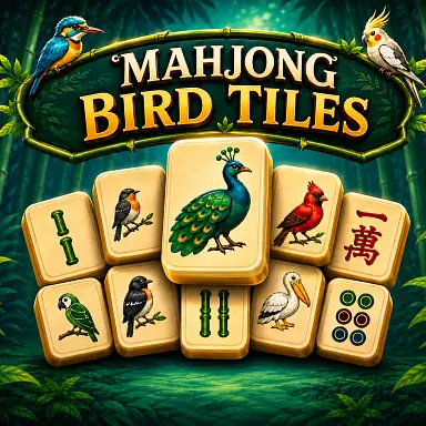 Mahjong Bird Tiles oyunu